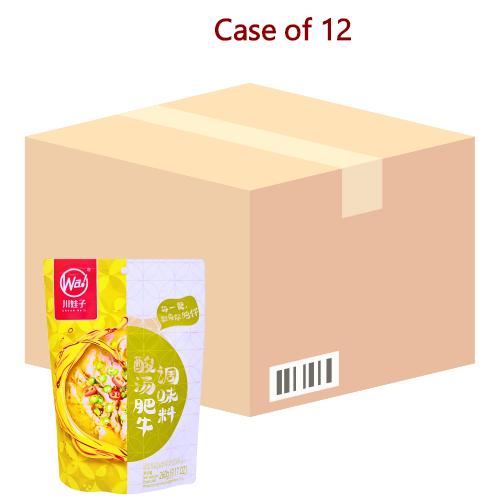 CWZ Sour Sauce for Beef Soup-川娃子酸湯肥牛底料-260g-STKCWZ101-12