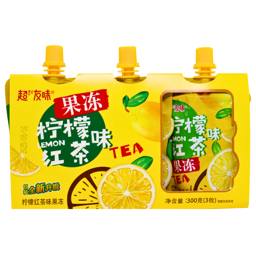 CYW Jelly Drink (Lemon Tea Flavour)-超友味 吸吸果凍 (檸檬紅茶味)-300g-DES170