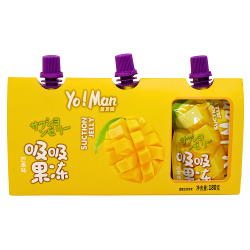 CYW Jelly Drink (Mango Flavour)-超友味 吸吸果凍 (芒果味)-188g-DES171