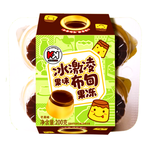 CYW KK Pudding - Mango-冰激凌果味芒果布甸-200g-DES272