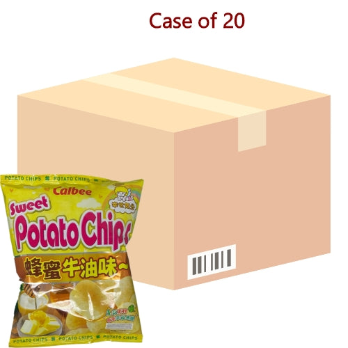 Calbee Potato Chips - Honey Butter-卡樂B蜂蜜牛油味薯片-55g-SNACCA127-20