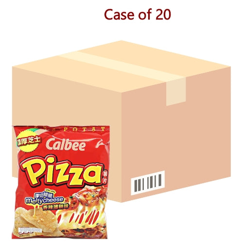 Calbee Potato Chips - Spicy Pizza-卡樂B香辣薄餅味薯片-55g-SNACCA121-20