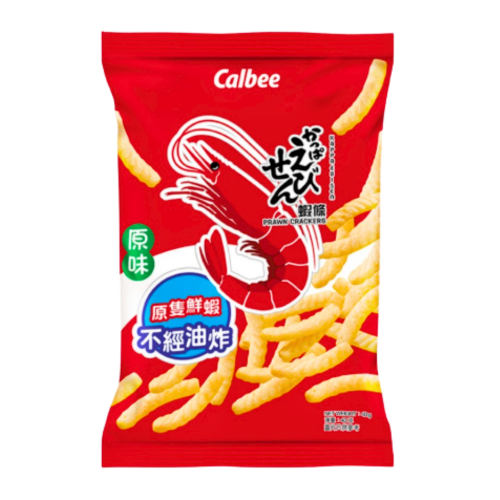 ギャラリービューアに画像を読み込む、Calbee Prawn Crackers-卡樂B原味蝦條-75g-SNACCA101
