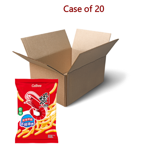 ギャラリービューアに画像を読み込む、Calbee Prawn Crackers-卡樂B原味蝦條-75g-SNACCA101-20
