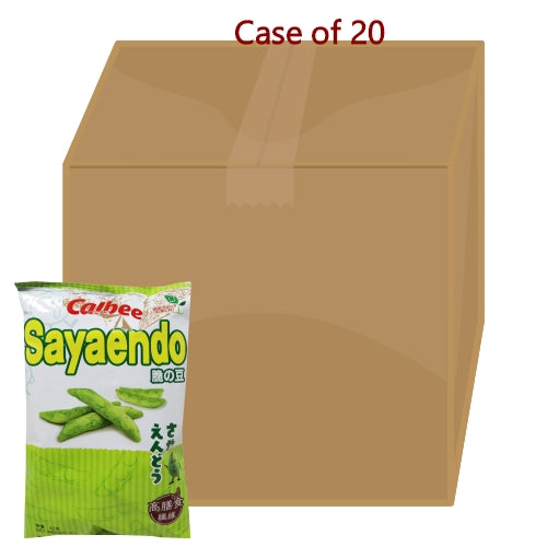 Calbee Soyaendo (Green Pea Snack)-卡樂B脆の豆青豆條-原味-42g-SNACCA146-20