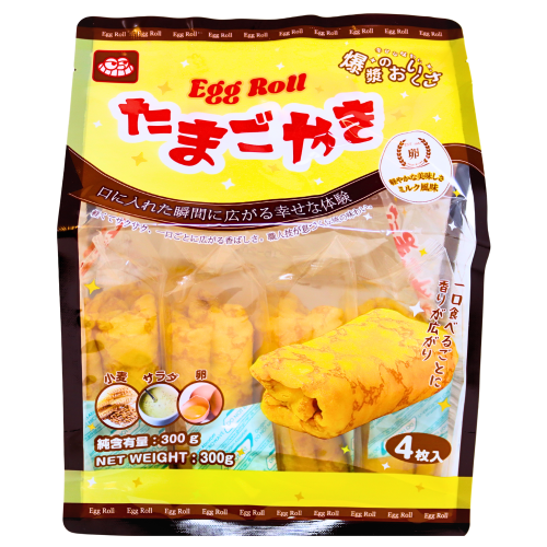 Carlos Egg Crepe Toast (Original)-卡洛斯蛋皮吐司 -  原味-300g-SNACAR101