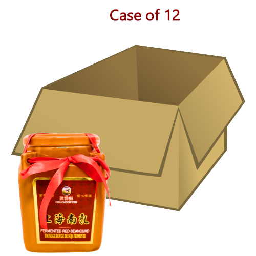 Chan Moon Kee Shanghai Fermented Red Beancurd-陳滿記上海南乳-500g-BCURD308-12