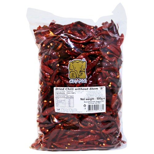 Chang Dried Thai Chillies Small-象牌泰國乾辣椒-500g-SPI260