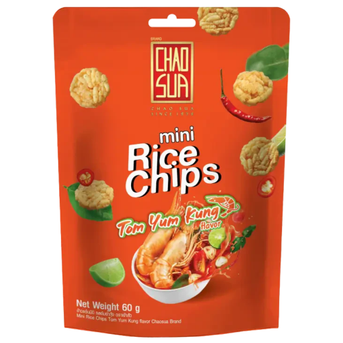 Load image into Gallery viewer, Chao Sua Mini Rice Chips - Tom Yum Kung-泰國迷你米餅-冬蔭功味-60g-SNACCS510
