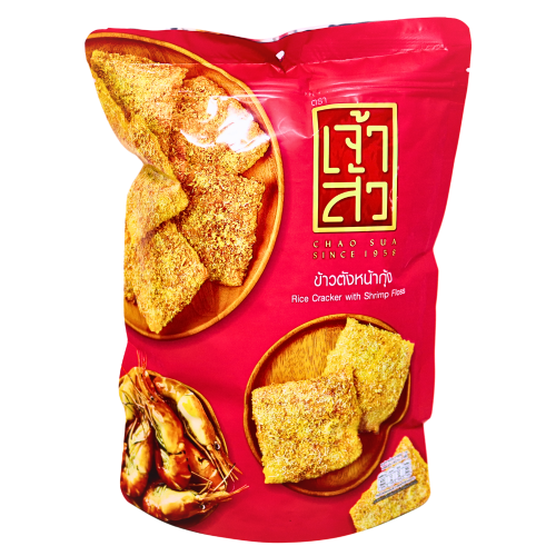 Load image into Gallery viewer, *Chao Sua Shrimp Floss Rice Crackers - Chilli Crab*-*泰國蝦肉鬆米餅-辣椒蟹*-80g-SNACCS501
