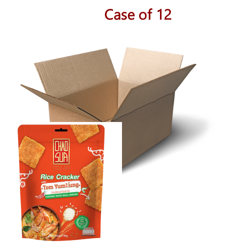 ギャラリービューアに画像を読み込む、Chao Sua Shrimp Floss Rice Crackers - Tom Yum Kung-泰國蝦肉鬆米餅-冬蔭功味-50g-SNACCS513-12
