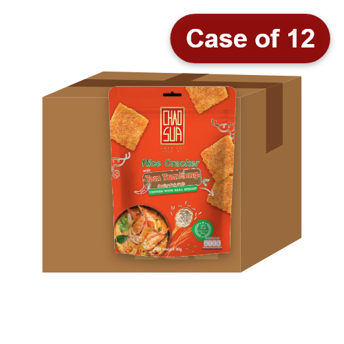 ギャラリービューアに画像を読み込む、Chao Sua Shrimp Floss Rice Crackers - Tom Yum Kung-泰國蝦肉鬆米餅-冬蔭功味-50g-SNACCS513-12
