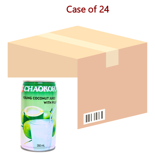 โหลดรูปภาพเข้าสู่ตัวดูแกลเลอรี, Chaokoh Young Coconut Juice with Pulp-俏果泰國果肉椰子汁-350ml-DRICH102-24
