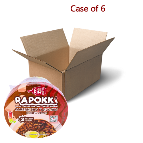 Chef Kim's Rapokki - Korean BBQ-金大廚年糕條-韓式燒烤味-140g-INCK102-6