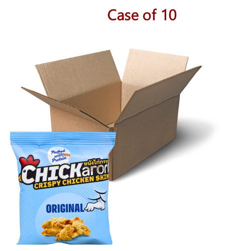 Load image into Gallery viewer, Chickaron Crispy Chicken Skin - Original-原味香脆雞皮-40g-SNACCH201-10
