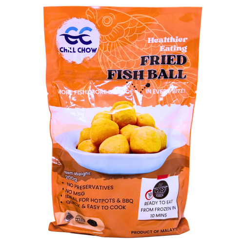 โหลดรูปภาพเข้าสู่ตัวดูแกลเลอรี, Chill Chow Fried Fish Ball-CC 炸魚丸-200g-FBALLCC204
