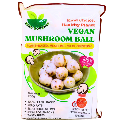 Load image into Gallery viewer, Chill Chow Vegan Mushroom Ball-CC 全素蘑菇丸-200g-FBALLCC206

