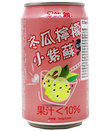 Chin Chin Basil Seed Drink with Wax Gourd & Lemon-親親冬瓜檸檬小紫蘇-315ml-DRICC202
