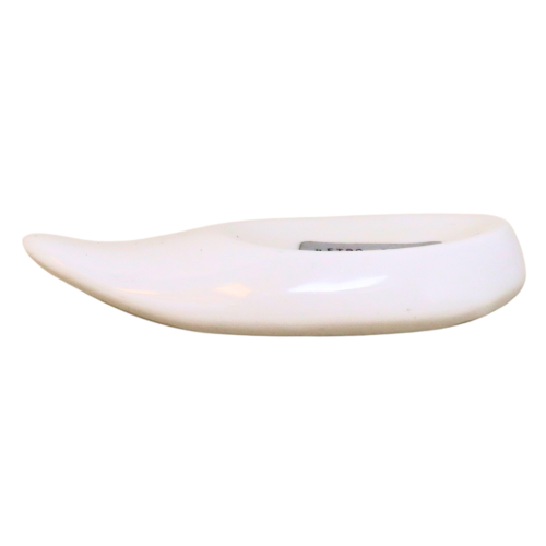 Chopstick & Spoon Stand Plain White Curved-鴨舌筷子匙更架-1pcs-KITCUT504