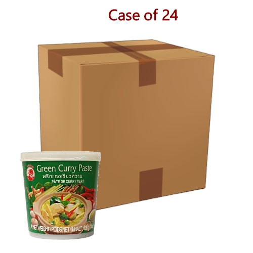 Cock Brand Green Curry Paste-雄雞泰青咖喱醬-400g-CUR231-24