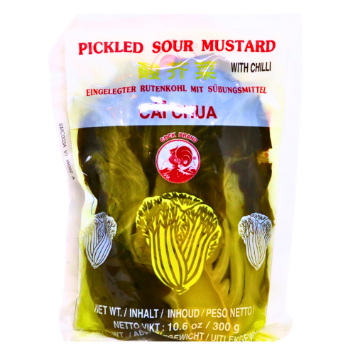 Cock Brand Sour Mustard with Chilli-辣酸芥菜-300g-PRE302