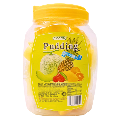 Cocon Nata de Coco Pudding (Assorted)-什錦布丁-40_35g-DES209