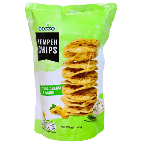Cozzo Tempeh Chips - Sour Cream & Onion-天貝脆片-酸奶油洋蔥味-40g-SNACCZ102