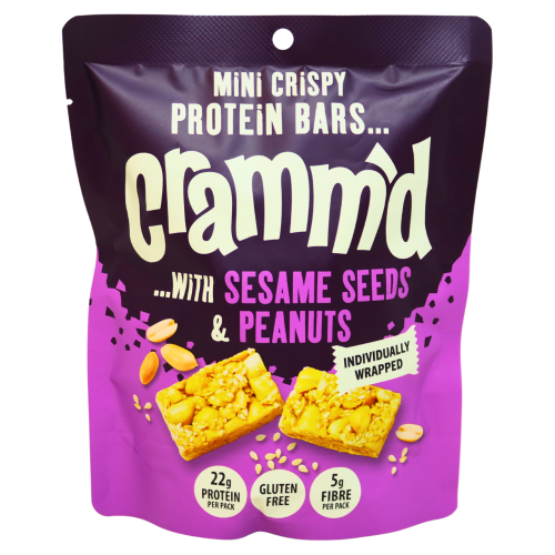 ギャラリービューアに画像を読み込む、Cramm'd Sesame Seed &amp; Peanut Bar-花生芝蔴糖-110g-SNACCR102

