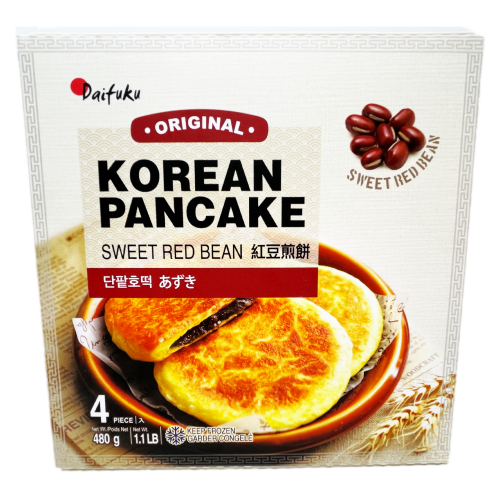 Daifuku Korean Pancake - Sweet Red Bean-韓國紅豆煎餅-480g-SNACDA101