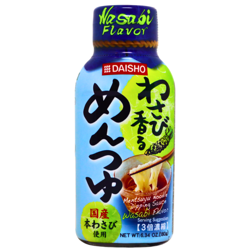 Daisho Mentsuyu Noodle Dipping Sauce (Wasabi Flavour) 180g-日本沾醬芥末味-180g-SAUDS211