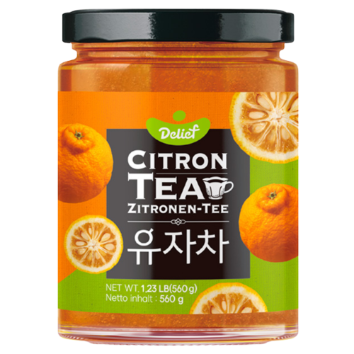 Delief Citron Tea - 560g-韓式柚子茶-560g-IDRI128