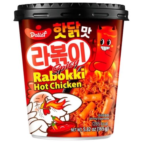 Delief Rabokki Hot Chicken-韓式火雞風味年糕拉麵-165g-RCAKE488