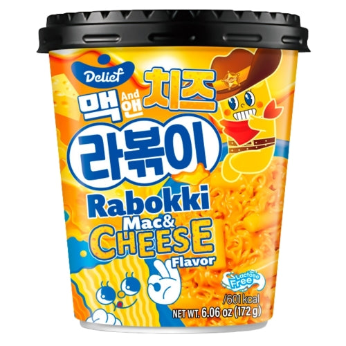 Delief Rabokki Mac & Cheese-韓式芝士通心粉風味年糕拉麵-172g-RCAKE490