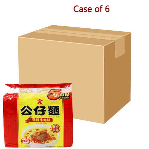 Doll Noodle - Spicy Beef-公仔勁辣牛肉味面-5_103g-INDO103-6
