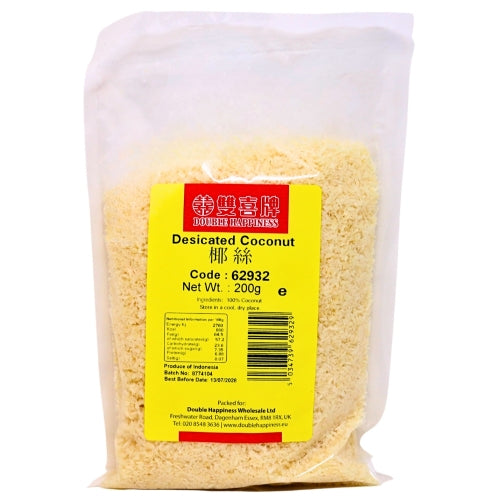 Double Happiness Desiccated Coconut-雙喜牌椰絲-200g-COC407
