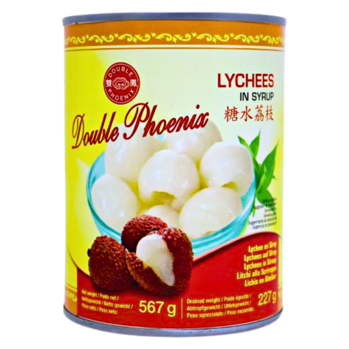 Double Phoenix Lychee in Syrup-雙鳳牌糖水荔枝-567g-TFRU134