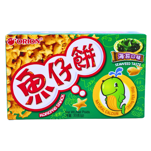 EDO Orion - Seaweed Flavour-魚仔餅紫菜味-33g-SNACOR212