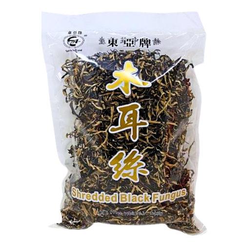 East Asia Dried Black Fungus Strips-白背黑木耳絲-500g-FUNG163