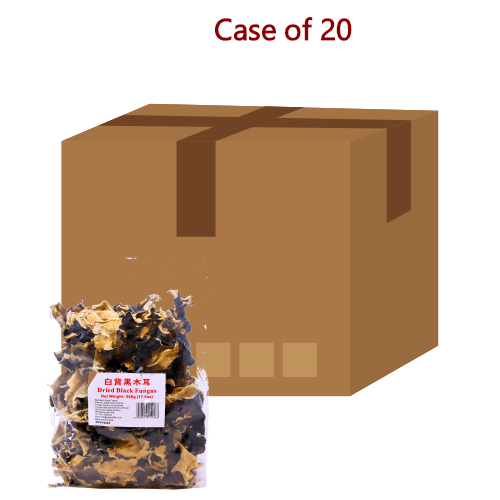 East Asia Dried Black Fungus (Wood Ear)-東亞牌白背黑木耳-500g-FUNG104-20