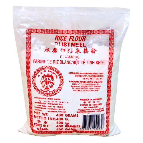 Erawan Rice Flour-三象水磨粘米粉-400g-FLO708A