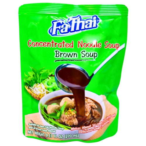 FA Thai Concentrated Brown Noodle Soup (Nam Tok)-泰式濃縮船面湯底-350g-STK322