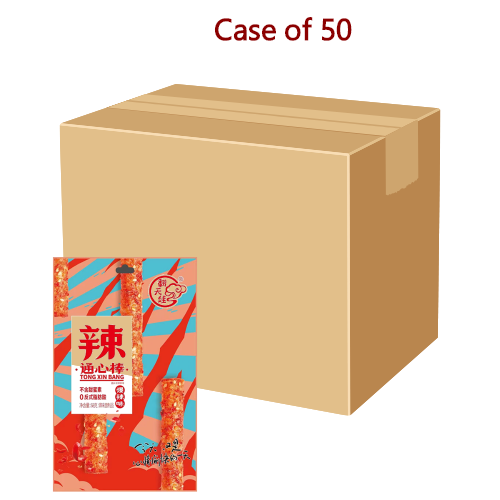 โหลดรูปภาพเข้าสู่ตัวดูแกลเลอรี, FTW Tong Xin Bang - Hot Spicy (Gluten Spicy Sticks)-翻天娃通心棒辣條-爆辣味-68g-SNACFTW102-50
