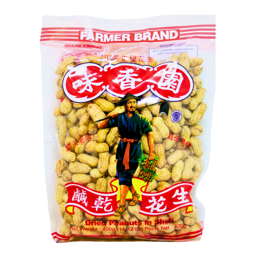 โหลดรูปภาพเข้าสู่ตัวดูแกลเลอรี, Farmer Dried Peanuts-味香園鹹乾花生-400g-PNUT326

