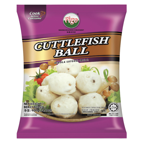 Figo Cuttlefish Ball 400g-飛哥牌墨魚丸-400g-FBALLFG102