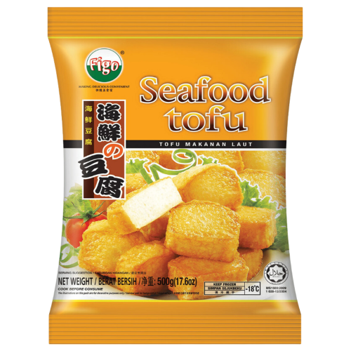Figo Seafood Tofu 500g-飛哥牌海鮮豆腐(豆腐魚)-500g-FBALLFG107