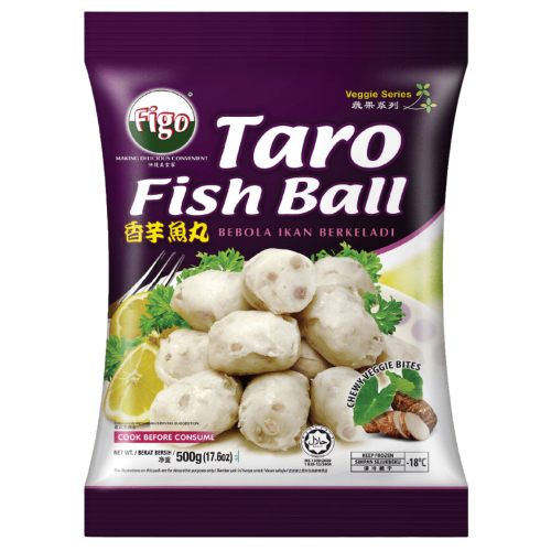 Load image into Gallery viewer, Figo Taro Fish Ball 500g-飛哥牌香芋魚丸-500g-FBALLFG110
