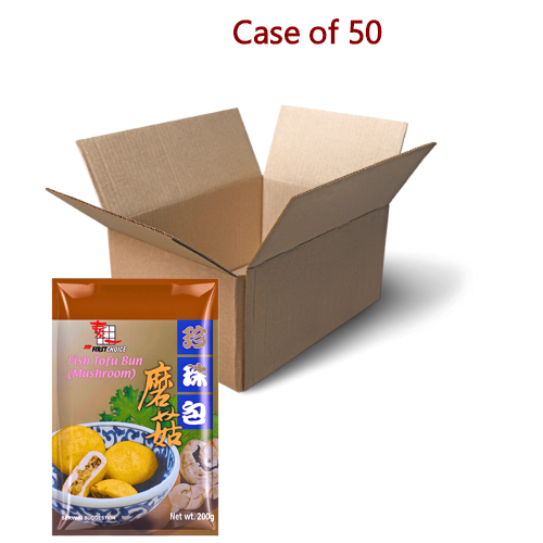 First Choice Fish Tofu Bun (Mushroom)-泰一磨菇珍珠包-200g-FBALLFC111-50