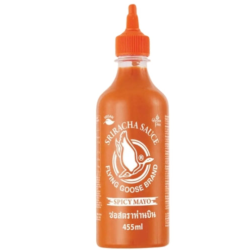 Flying Goose Spicy Sriracha Mayo Sauce-飛鵝商標是拉差蛋黄醬-加辣-455ml-CHIFG111