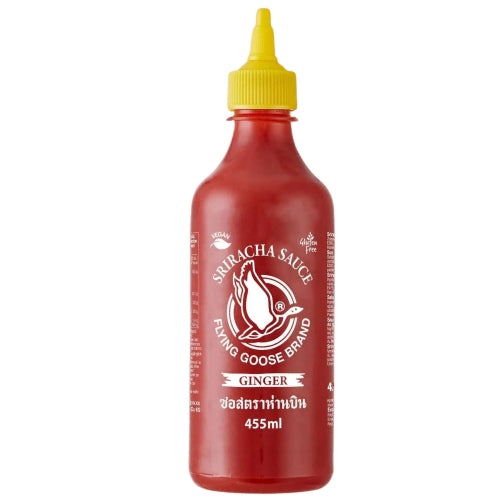 Flying Goose Sriracha Chilli Sauce - Ginger-飛鵝商標是拉差辣椒醬-姜味-455ml-CHIFG128