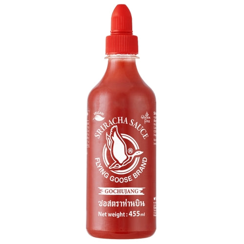 Flying Goose Sriracha Chilli Sauce - Gochujang-飛鵝商標是拉差辣椒醬-韓式辣醬味-455ml-CHIFG122